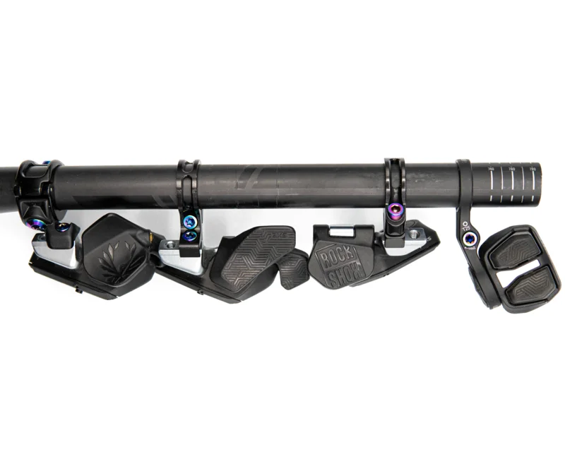 SRAM Shifter Mount Titanium Bolt Set Rainbow Oil Slick