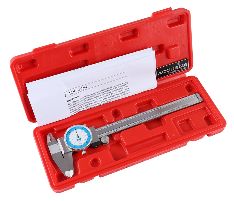 Stain Steel Dial Caliper, Fractional
