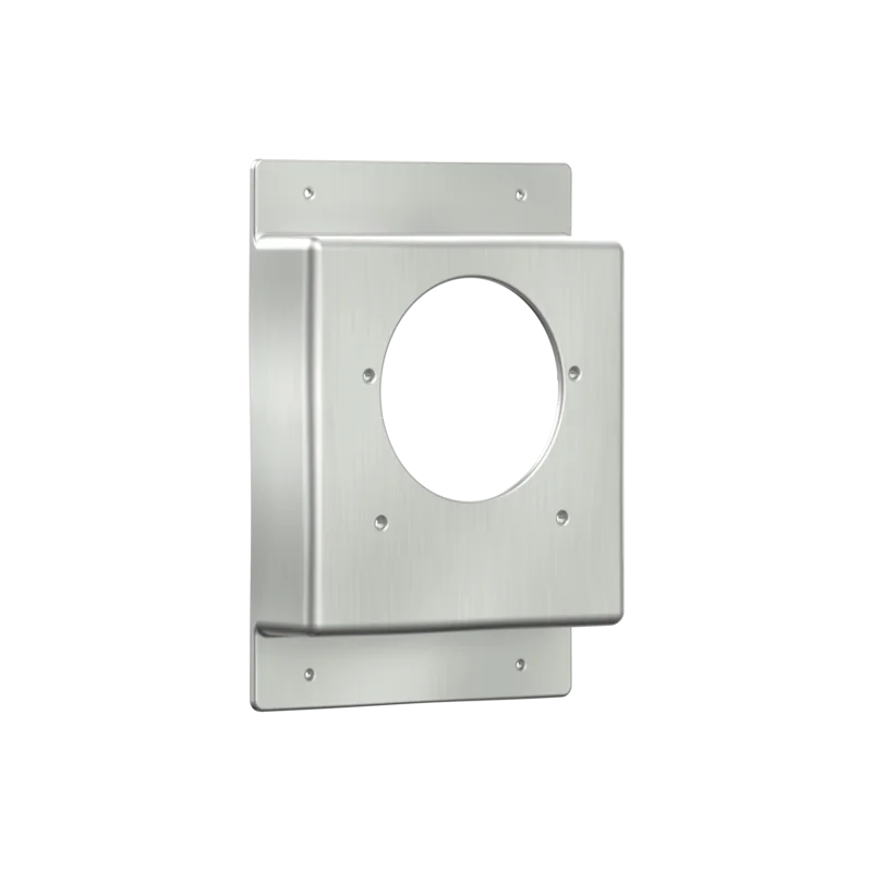 Stainless Steel Mounting Box - Hot+Cold Brushed Stainless Steel