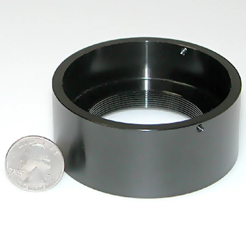 Starlight Instruments Non-vignetting "shorty" adapter to mount 0.8" travel Feather Touch focuser on 7"-9"