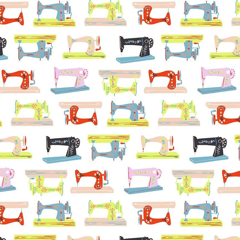 STITCH & GLOW: Stitch & Glow-White (1/4 Yard)