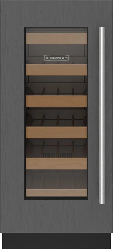 Sub-Zero - 15 Inch 24 Bottle Built In / Integrated Wine Fridge Refrigerator in Panel Ready - DEU1550W/L Panel Ready