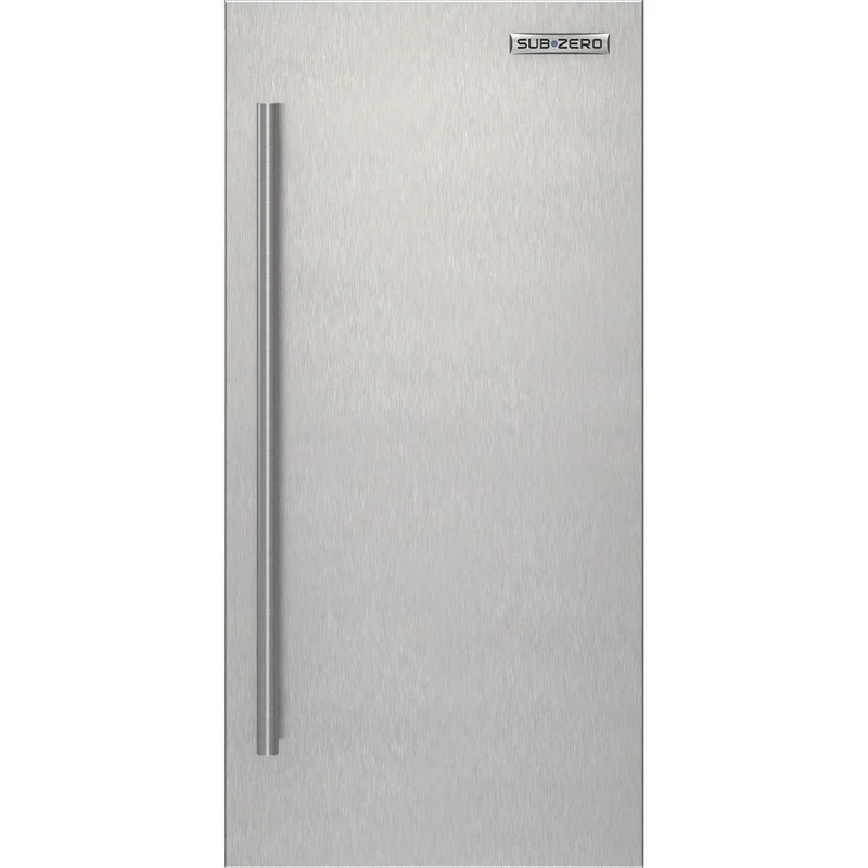 Sub Zero - 15 Inch Door Panel with Tubular Handle in Stainless - 7045016 STAINLESS STEEL