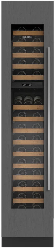 Sub-Zero - 18 Inch 59 Bottle Built In / Integrated Wine Fridge Refrigerator in Panel Ready - DEC1850W/L Panel Ready