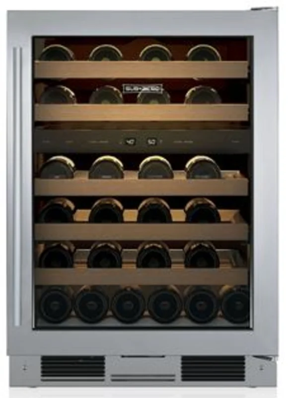 Sub-Zero - 24.25 Inch 46 Bottle Wine Fridge Refrigerator in Stainless - UW-24FS/S/TH-RH Stainless