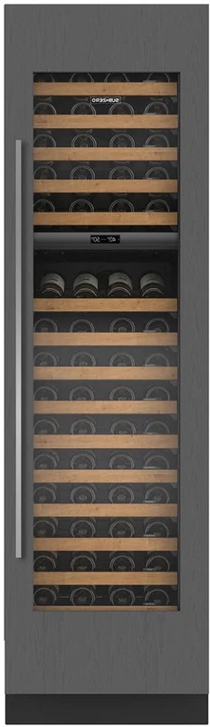 Sub-Zero - 24 Inch 102 Built In / Integrated Bottle Wine Fridge Refrigerator in Panel Ready - DEC2450W/R Panel Ready