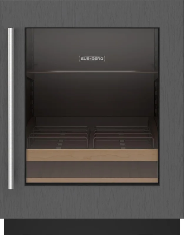 Sub-Zero - 24 Inch 5.1 cu. ft Built In / Integrated Beverage Centre Refrigerator in Panel Ready - DEU2450BG/ADA/R Panel Ready