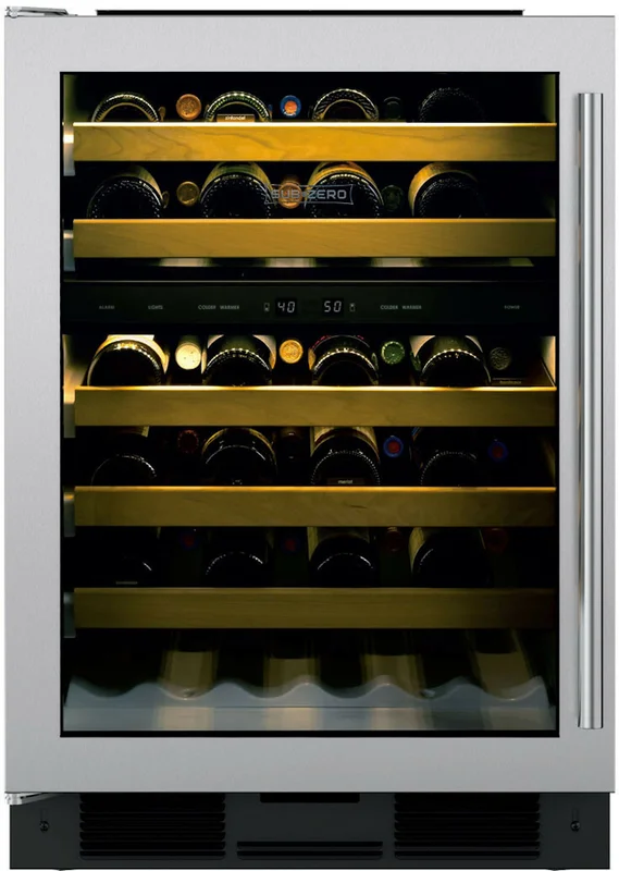 Sub  Zero - 3.5 Inch 6.5 cu. Ft Undercounter Wine Refrigerator in Stainless - UW-24/S/THLH Stainless