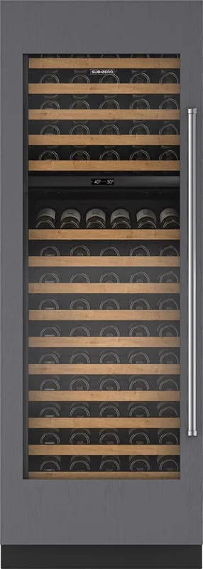 Sub-Zero - 30 Inch 146 Bottle Wine Fridge Refrigerator in Stainless - IW-30-LH Stainless