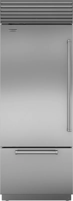 Sub-Zero - 30 Inch 17 cu. ft Bottom Mount Refrigerator in Stainless - BI-30U/S/PHLH Stainless