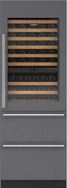 Sub-Zero - 30 Inch 86 Bottle Wine Fridge Refrigerator in Stainless - IW-30R-RH Stainless