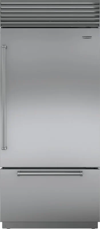 Sub-Zero - 36 Inch 20.7 cu. ft Bottom Mount Refrigerator in Stainless - BI-36UID/S/PHRH Stainless