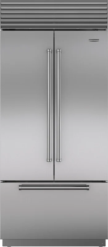 Sub-Zero - 36 Inch 21 cu. ft Built In / Integrated French Door Refrigerator in Stainless - CL3650UFDID/S/T Stainless