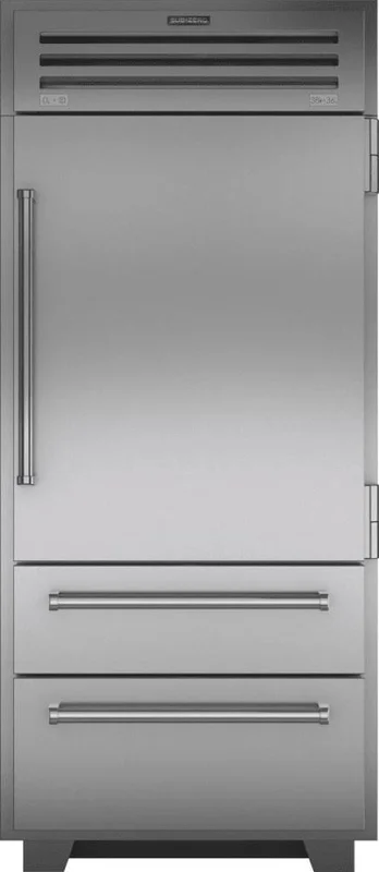 Sub-Zero - 36 Inch 22.7 cu. ft Built In / Integrated Bottom Mount Refrigerator in Stainless - PRO3650-RH Stainless