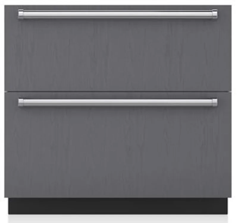 Sub-Zero - 36 Inch 5.9 cu. ft Built In / Integrated Drawer Refrigerator in Panel Ready - ID-36C Panel Ready