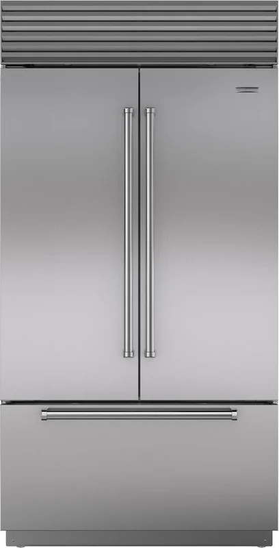 Sub-Zero - 42 Inch 24.7 cu. ft Built In / Integrated French Door Refrigerator in Stainless - CL4250UFD/S/P Stainless