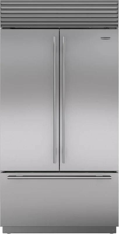 Sub-Zero - 42 Inch 24.7 cu. ft Built In / Integrated French Door Refrigerator in Stainless - CL4250UFD/S/T Stainless