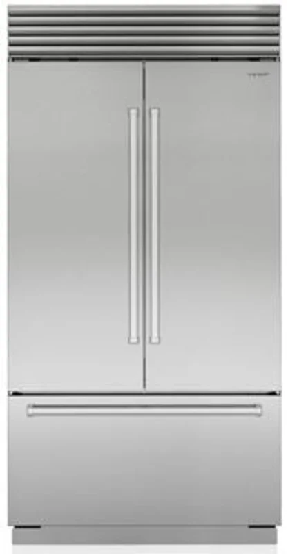 Sub-Zero - 42 Inch 24.7 cu. ft French Door Refrigerator in Stainless - BI-42UFD/S/TH Stainless