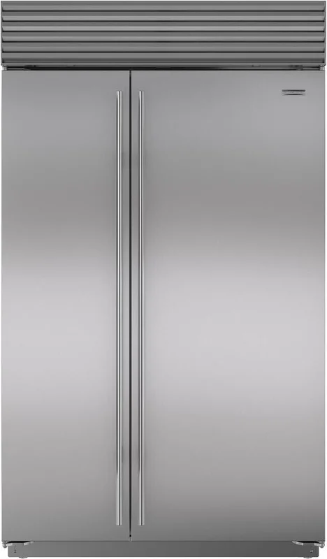 Sub-Zero - 48 Inch 28.2 cu. ft Built In / Integrated Side by Side Refrigerator in Stainless - CL4850S/S/T Stainless