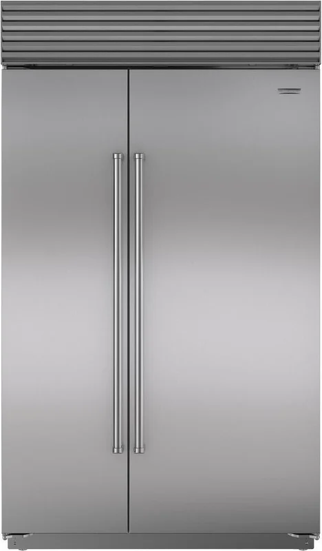 Sub-Zero - 48 Inch 28.2 cu. ft Built In / Integrated Side by Side Refrigerator in Stainless - CL4850SID/S/P Stainless