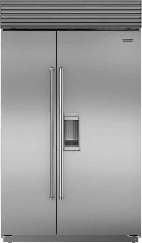 Sub-Zero - 48 Inch 28.4 cu. ft Built In / Integrated Side by Side Refrigerator in Stainless - CL4850SD/S/P Stainless
