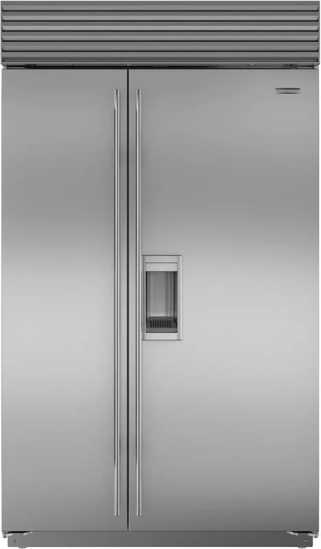 Sub-Zero - 48 Inch 28.4 cu. ft Built In / Integrated Side by Side Refrigerator in Stainless - CL4850SD/S/T Stainless