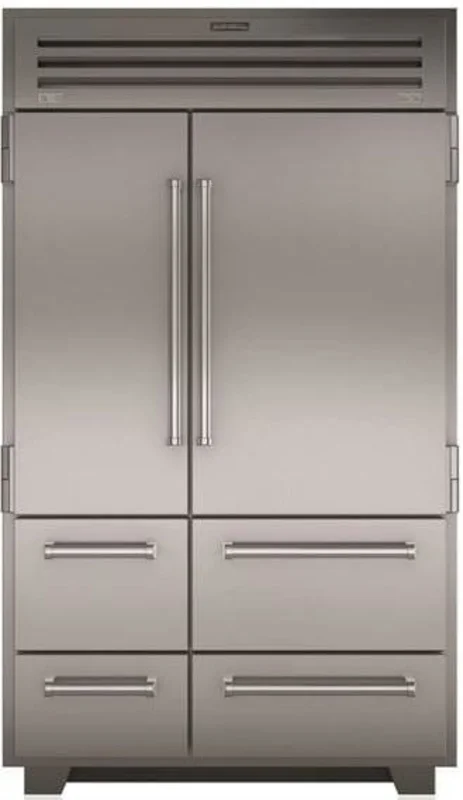 Sub-Zero - 48 Inch 30.4 cu. ft Built In / Integrated Side by Side Refrigerator in Stainless - PRO4850 Stainless