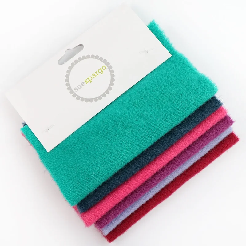 Sue Spargo SOLID PAINT CHIPS: Wool 5" Charm Pack-Modern Victorian