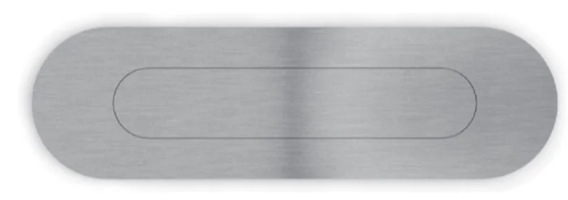 Sugatsune DSI-4504 Stainless Recessed Sliding Door Pull with Flush Cover