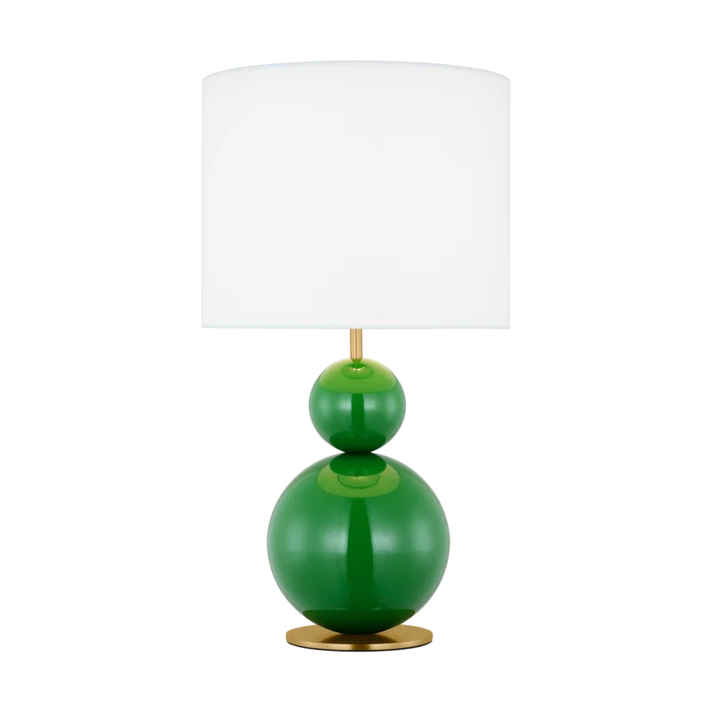 Suki Medium Table Lamp - Green, 22"H