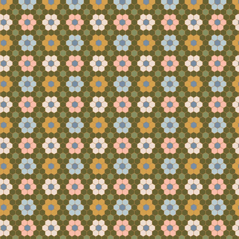 SUMMER HOMESTEAD: Flowercomb (1/4 Yard)