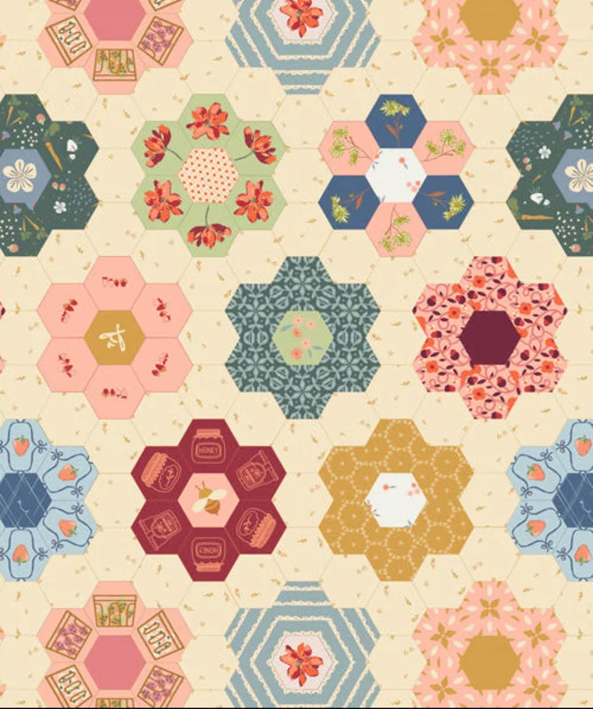 SUMMER HOMESTEAD: Garden Dream-108 WIDEBACK (1/4 Yard)