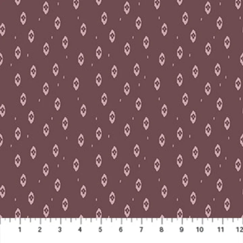 Summer's End Rayon- Ikat Purple (1/4 Yard)