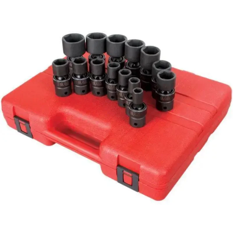 Sunex 1/2 Dr. 14 Pc. SAE Universal Impact Socket Set