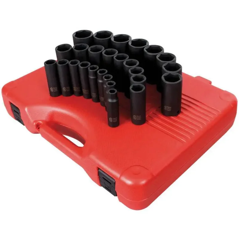 Sunex 1/2 Dr. 26 Pc. Metric Deep Impact Socket Set