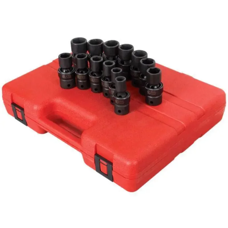 Sunex 1/2 in Dr. 13 Pc. Metric Universal Impact Socket Set