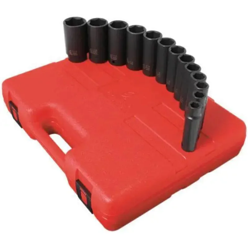 Sunex 1/2 in Dr. 13 Pc. SAE Deep Impact Socket Set