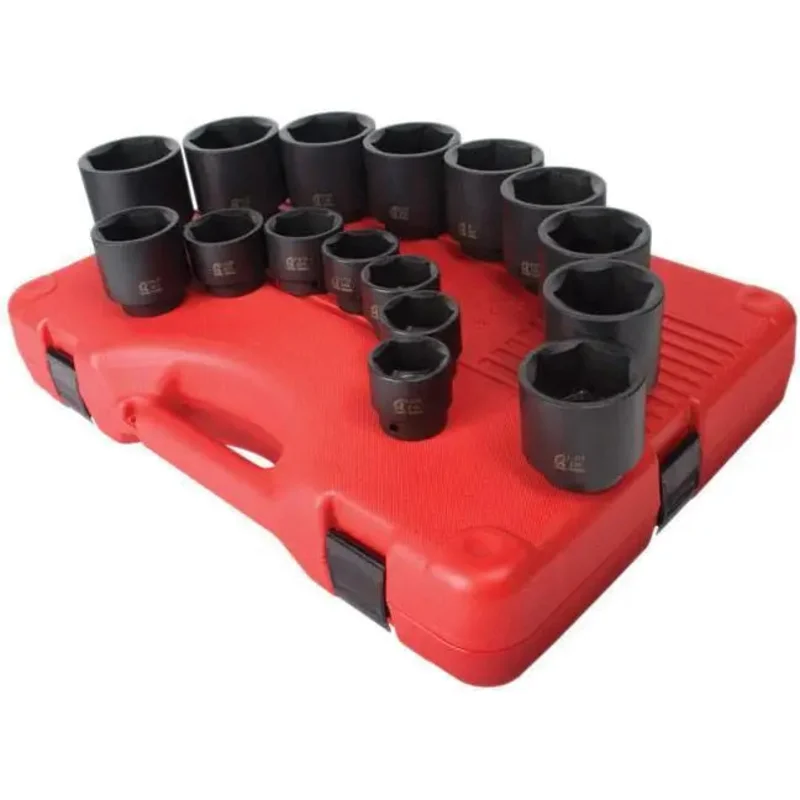Sunex 1/2 in Dr. 16 Pc. SAE Impact Socket Set