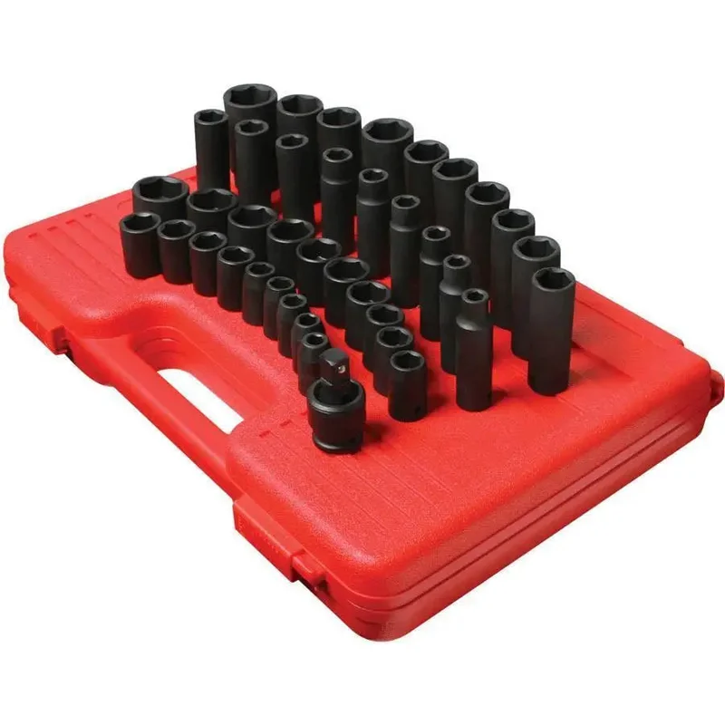 Sunex 1/2 in Dr. 39 Pc. SAE Master Impact Socket Set