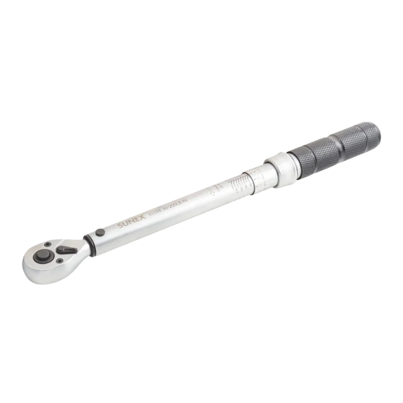 Sunex 1/4" Drive 40-200 ft-bl Dual-Direction Torque Wrench - 97014