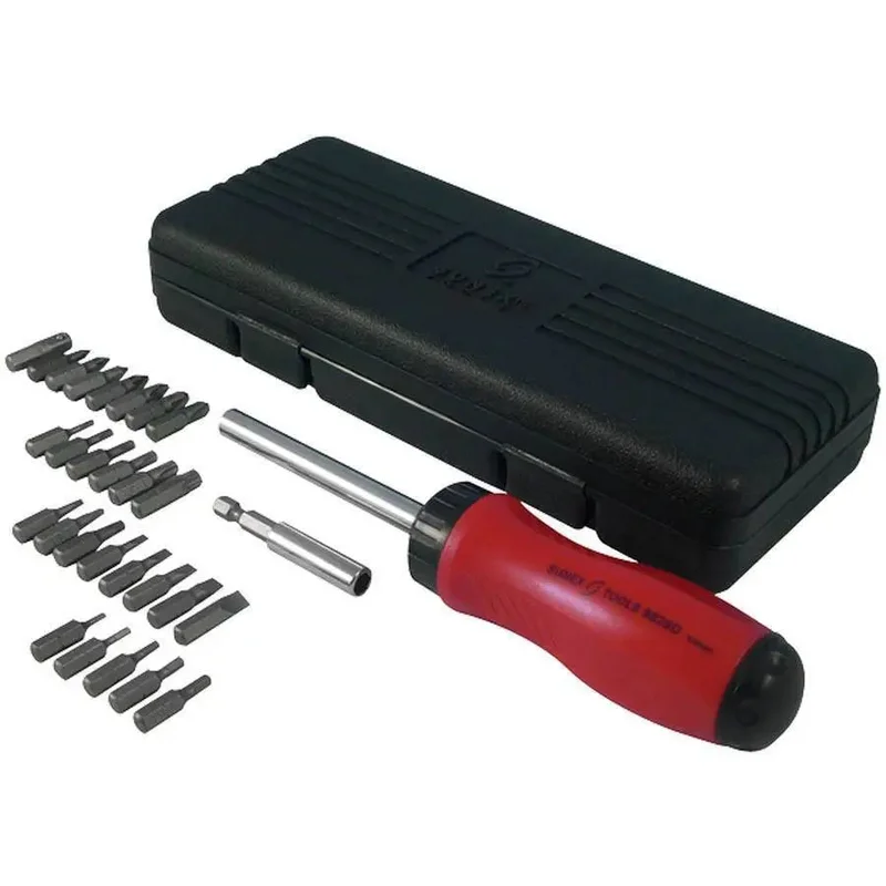 Sunex 1/4 in Dr. 29 Pc. Tool Kit w/Ratcheting Gearless Driver
