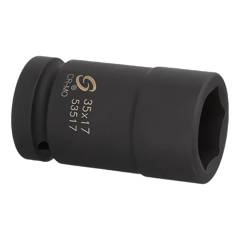 Sunex 1" Dr Combo Budd Wheel Impact Socket, Metric (Hex, Square)