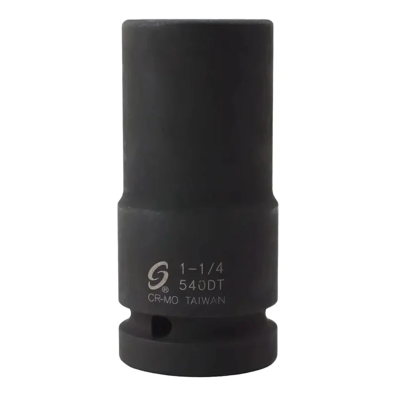Sunex 1" Dr SAE Deep Thin-Wall Socket, 1-1/4" (6pt) - 540DT