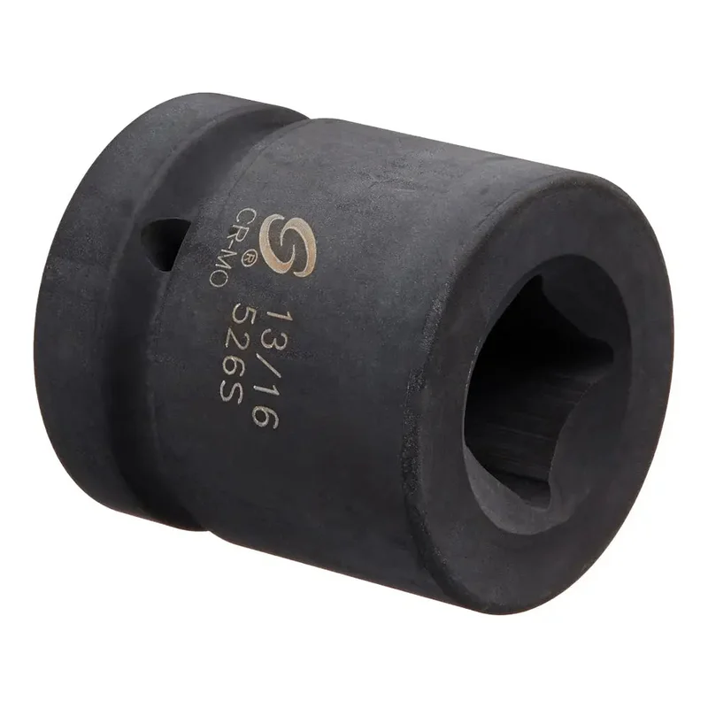 Sunex 1" Dr SAE Standard Socket, 13/16" (4pt) - 526S