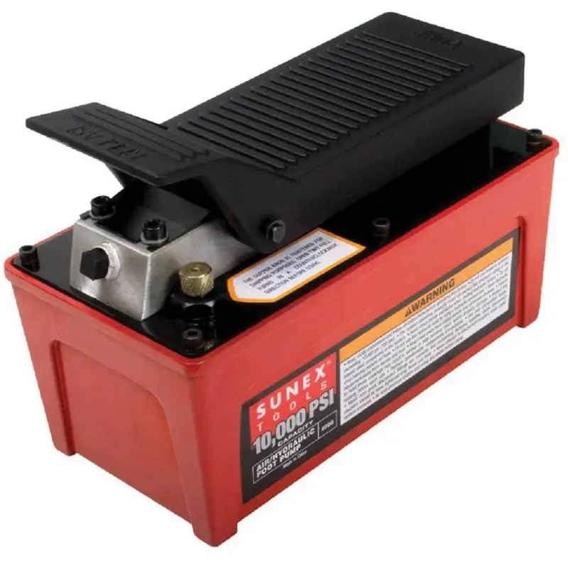 Sunex 10,000 PSI Capacity Air/Hydraulic Foot Pump