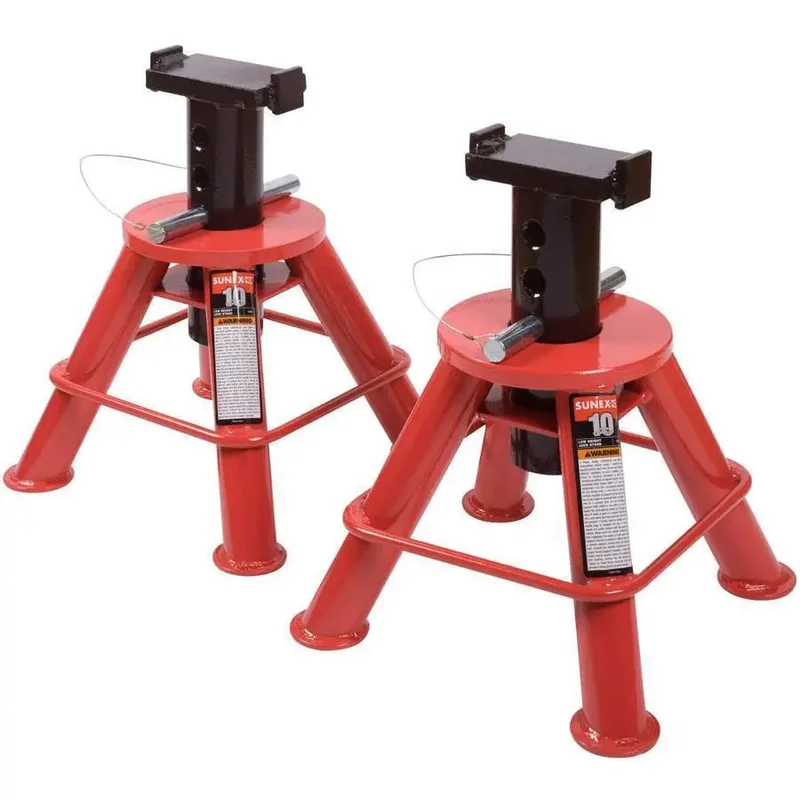 Sunex 10 Ton Low Height Pin Type Jack Stands (Pair)