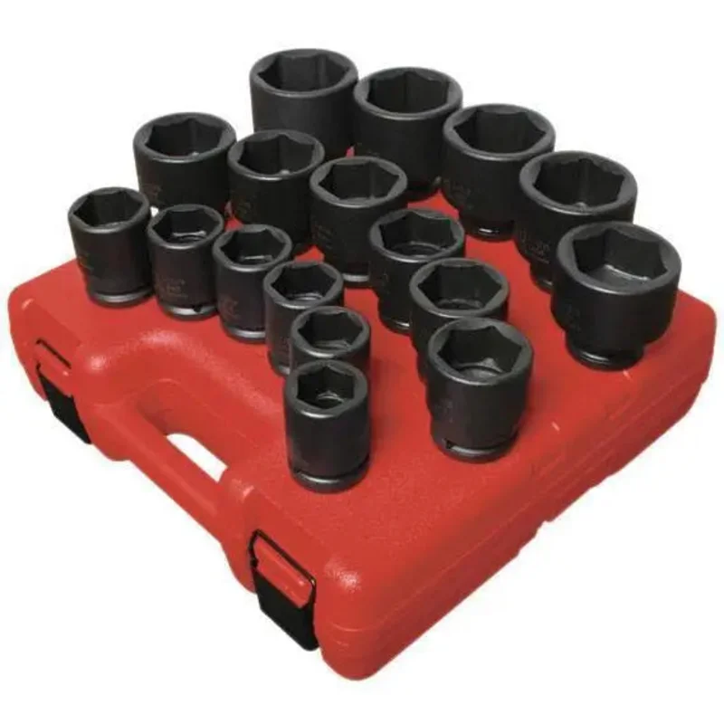 Sunex 3/4 in Dr. 17 Pc. SAE Heavy Duty Impact Socket Set