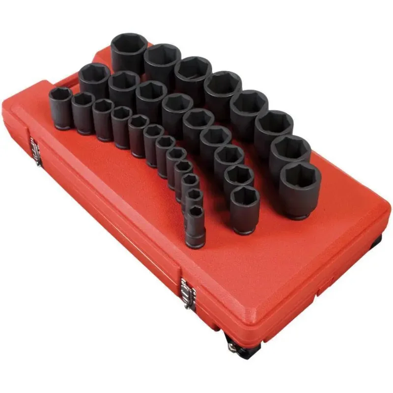 Sunex 3/4 in Dr. 29 Pc. SAE Deep Impact Socket Set
