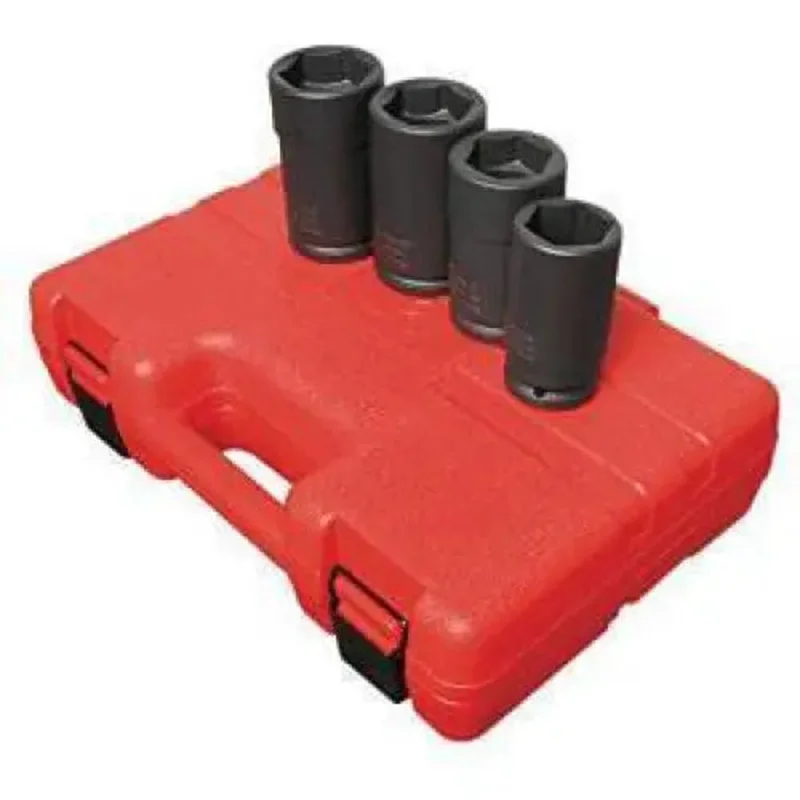 Sunex 3/4 in Dr. 4 Pc. Combination Budd Wheel Impact Socket Set