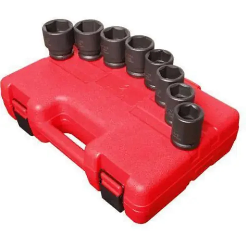 Sunex 3/4 in Dr. 8 Pc. SAE Impact Socket Set